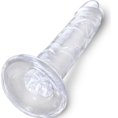 Dildo Realístico Pênis Clear 15.5 cm Transparente