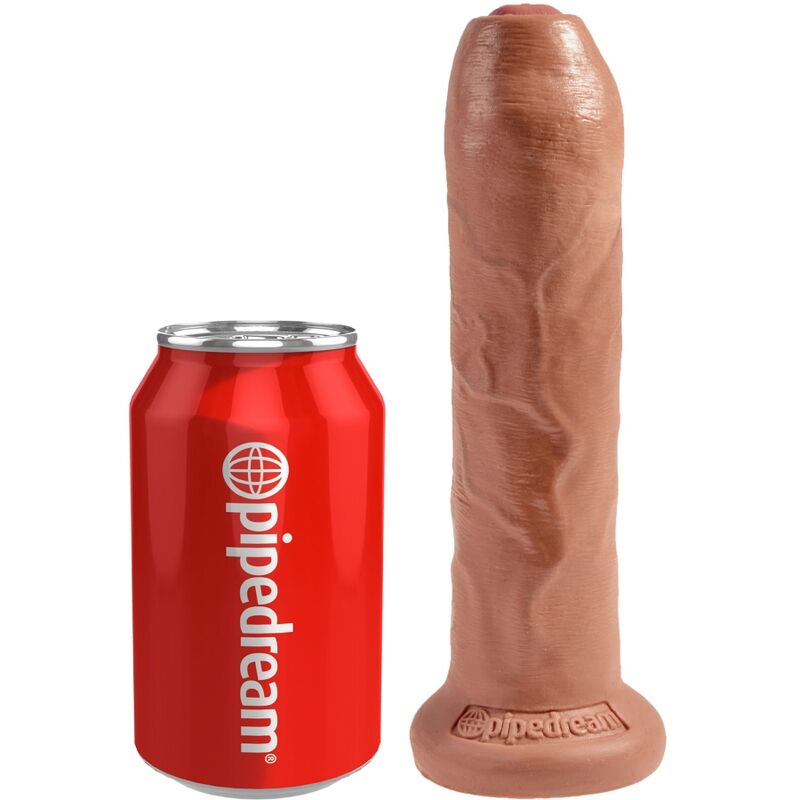 Dildo Realístico Sem Cortes 17.8 cm Caramelo