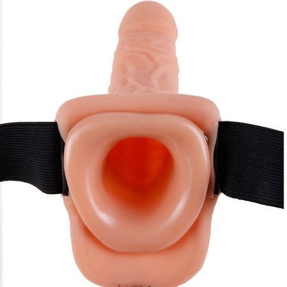 Arnês vibratório FETISH FANTASY SERIES com pénis realista de 23cm e controle remoto.