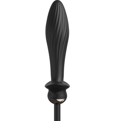 Close-up of the Anal Fantasy Elite Collection Plug Vibratório Inflável Auto-Throb showing its texture and features.