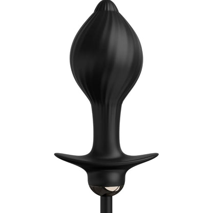 Close-up of the Anal Fantasy Elite Collection Plug Vibratório Inflável Auto-Throb showing its texture and features.