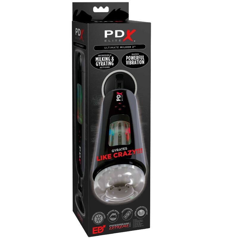 Masturbador Masculino Stroker Ultimate Milker 2 Rotativo e Vibrador