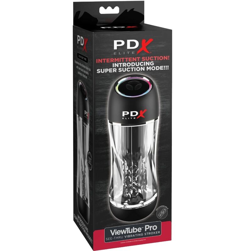 Vibrador Stroker Viewtube Pro Transparente