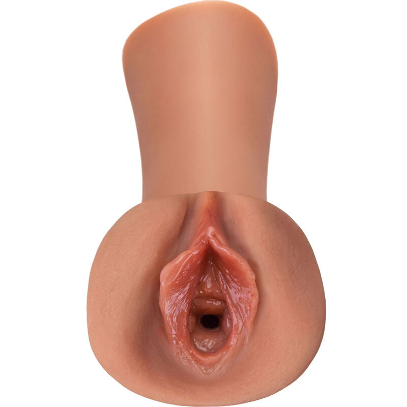 Close-up of the FETISH FANTASY EXTREME Masturbador Masculino Juicy Snatch Candy Autolubrificante showing its texture and features.