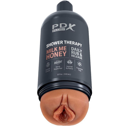 Masturbador Masculino Stroker Discreto com Design de Garrafa Milk Me Honey Candy Shampoo