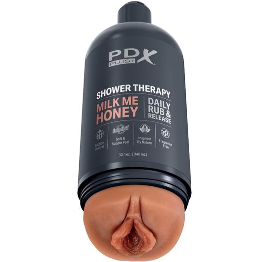 Masturbador Masculino Stroker Discreto com Design de Garrafa Milk Me Honey Candy Shampoo