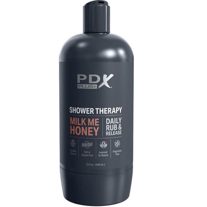 Masturbador Masculino Stroker Discreto com Design de Garrafa Milk Me Honey Candy Shampoo