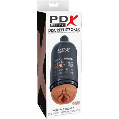 Masturbador Masculino Stroker Discreto com Design de Garrafa Milk Me Honey Candy Shampoo