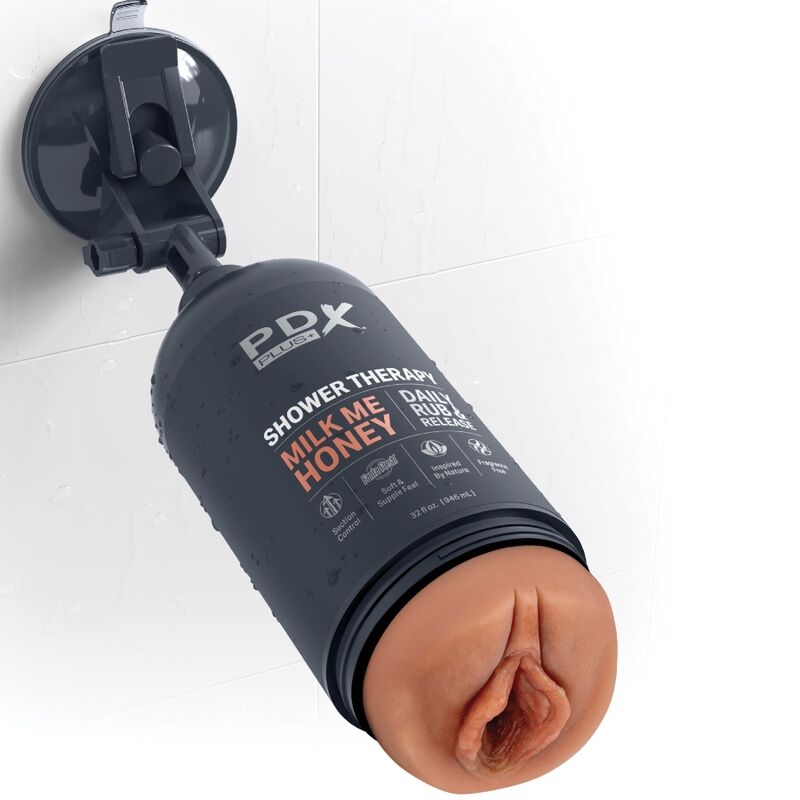Masturbador Masculino Stroker Discreto com Design de Garrafa Milk Me Honey Candy Shampoo
