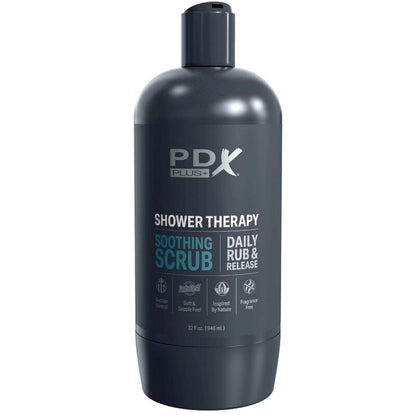 Masturbador Masculino Shower Therapy - Design Discreto de Garrafa de Champô Esfoliante Calmante
