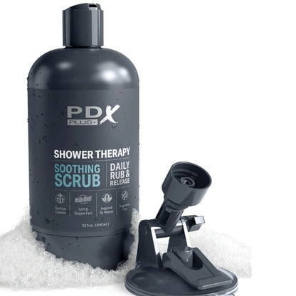 Masturbador Masculino Shower Therapy - Design Discreto de Garrafa de Champô Esfoliante Calmante