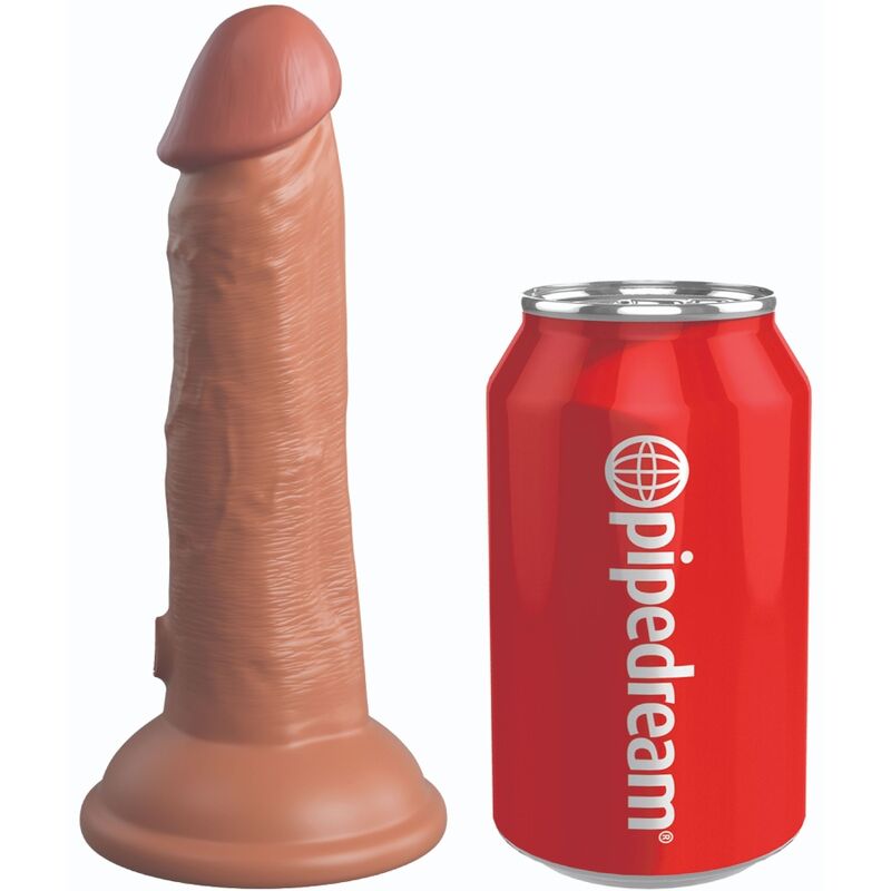 Dildo Realista de Silicone Elite 15.2 cm Caramelo
