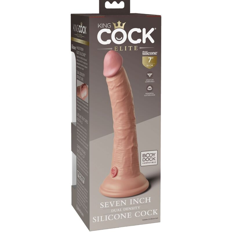 Dildo Elite Silicone Realista 17.8 cm