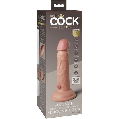 Vibrador Realístico e Silicone 15.2 CM