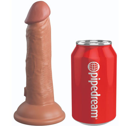 Vibrador Realístico Elite de Silicone 15.2 cm Caramelo
