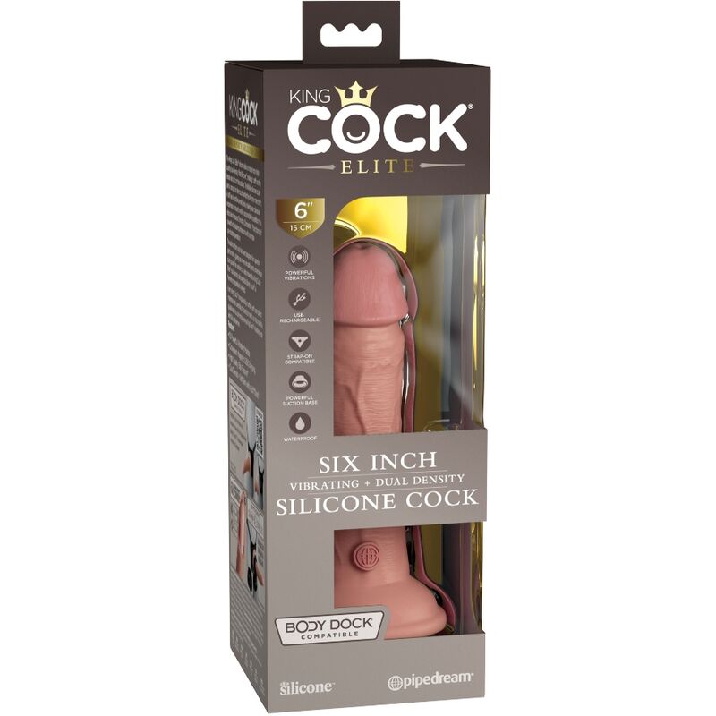 Vibrador Realístico e Silicone 15.2 CM
