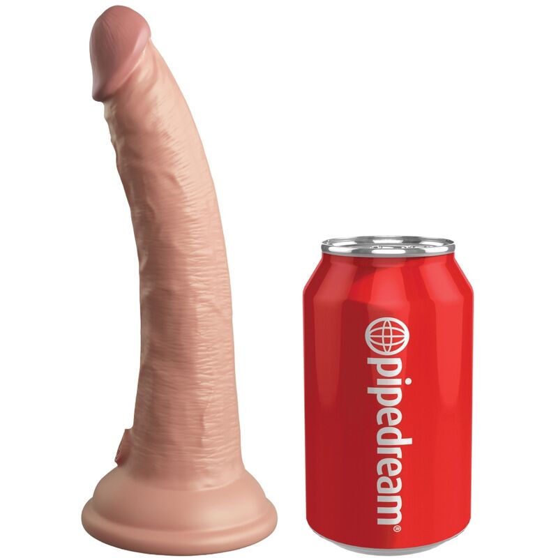 Vibrador Dildo Realístico e Controle Remoto de Silicone 17.8 CM