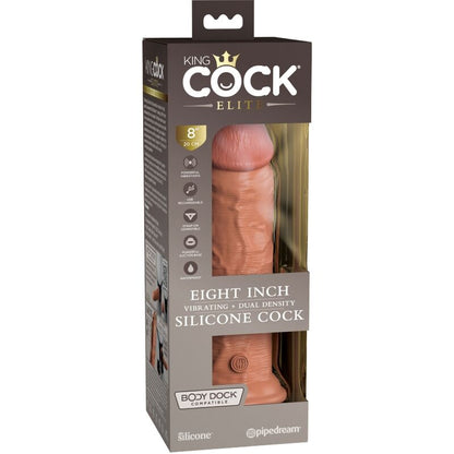 Vibrador Realístico de Silicone Elite 20.3 cm Caramelo