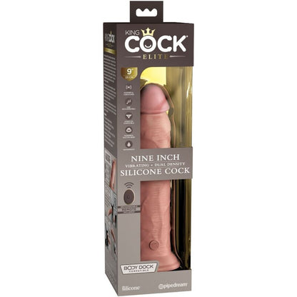 Vibrador Dildo Realístico de Silicone Elite com Controle Remoto - 23 cm