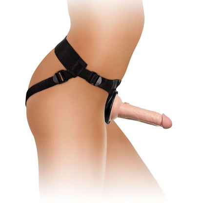Arnês Elite Ajustável com Dildo 15.2 cm para Iniciantes