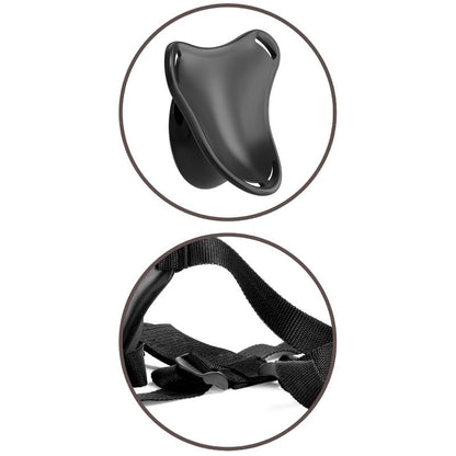 Arnês Elite Ajustável com Dildo 15.2 cm para Iniciantes