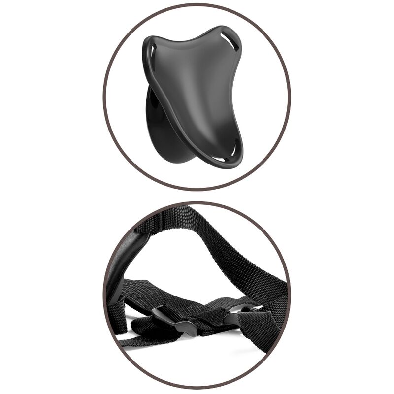 Arnês Elite Ajustável com Dildo 15.2 cm para Iniciantes