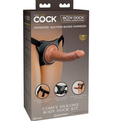 Arnês Ajustável Confortável com Dildo 17.8 cm