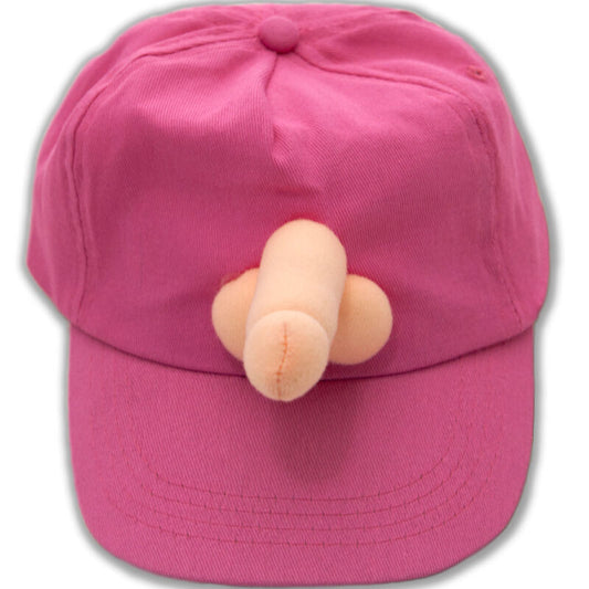 Boné de Pénis Picante com Apito - Rosa