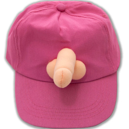 Boné de Pénis Picante com Apito - Rosa