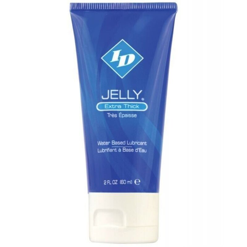 Frasco do Lubrificante ID Jelly Extra Grosso à Base de Água 60 ML para conforto íntimo
