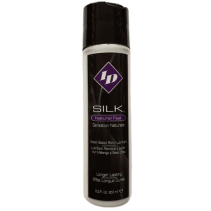 ID SILK Lubrificante Híbrido à Base de Água e Silicone Natural 250 ML para prazer e conforto duradouro