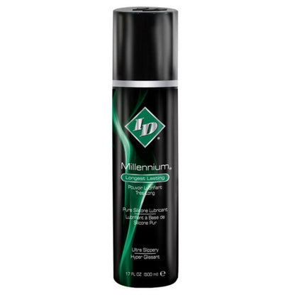 ID MILLENIUM Lubrificante Silicone Longa Duração 500ml para prazer intenso e duradouro.