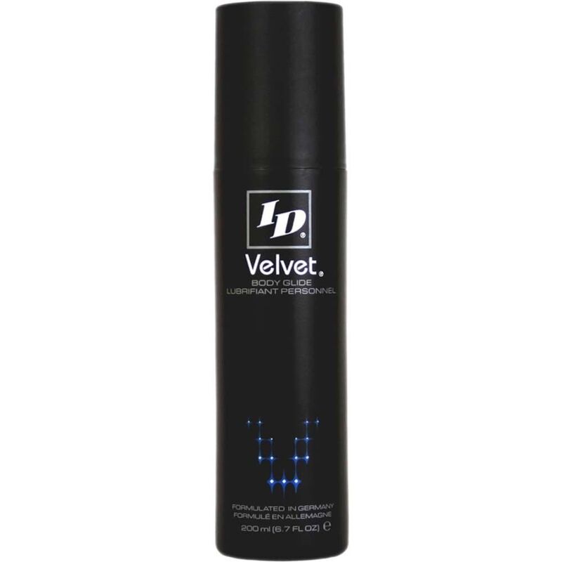 ID Velvet Lubrificante Base de Silicone Bodyglide 200ml para prazer duradouro e massagens íntimas