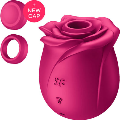Vibrador Satisfyer Air Pulse Pro 2 Classic Blossom com design floral e tecnologia Liquid Air