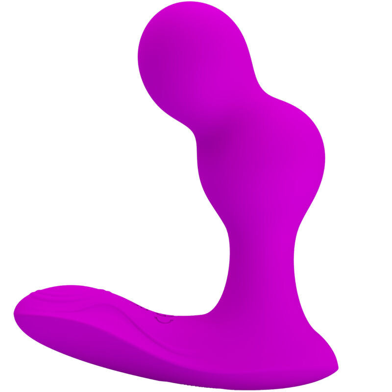 PRETTY LOVE Vibrador Anal Terrance com Controle Remoto para Próstata em silicone macio.