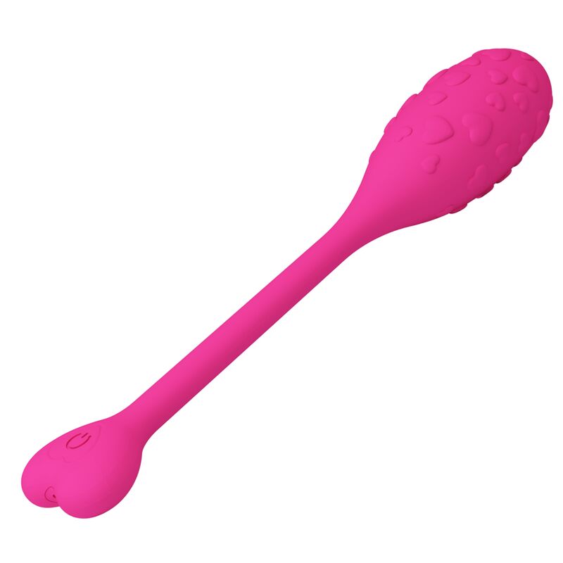 PRETTY LOVE Ovo Vibratório Rosa Fisher Controlado por Aplicativo, para prazer discreto e estimulação remota.