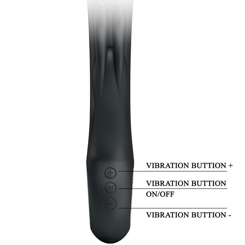 Vibrador PRETTY LOVE Carina para estimulação clitoriana e Ponto G com função de aquecimento.