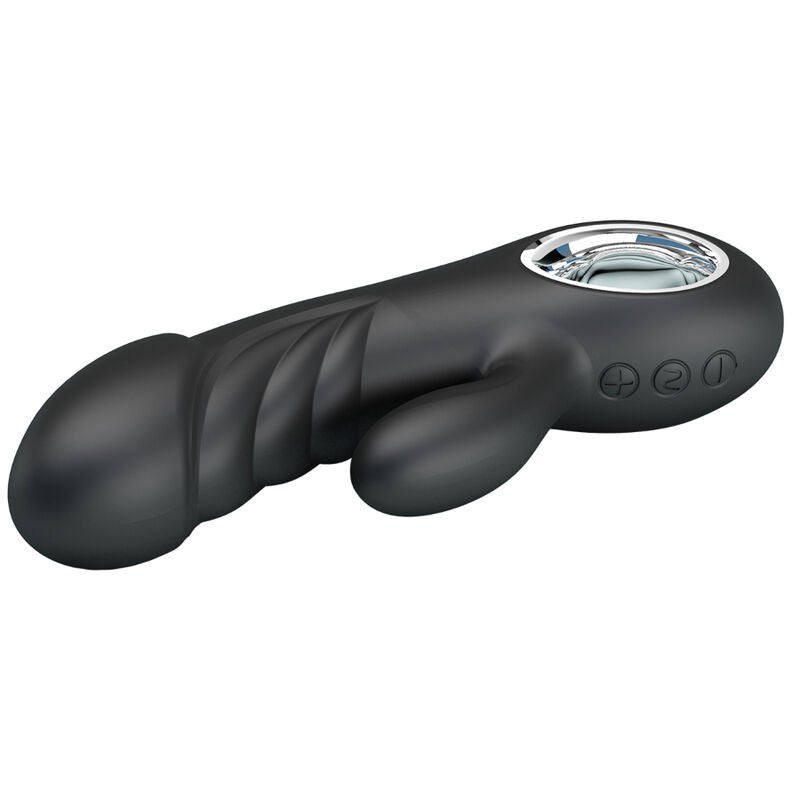 Vibrador PRETTY LOVE Ansel para estimulação Ponto G e Clitóris, cor preta