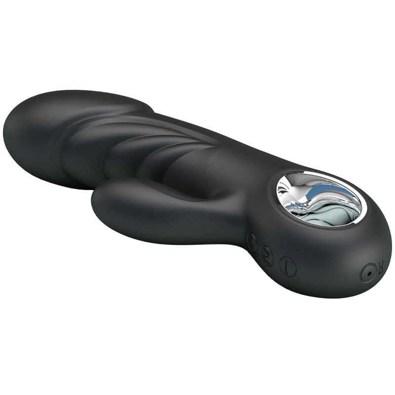 Vibrador PRETTY LOVE Ansel para estimulação Ponto G e Clitóris, cor preta