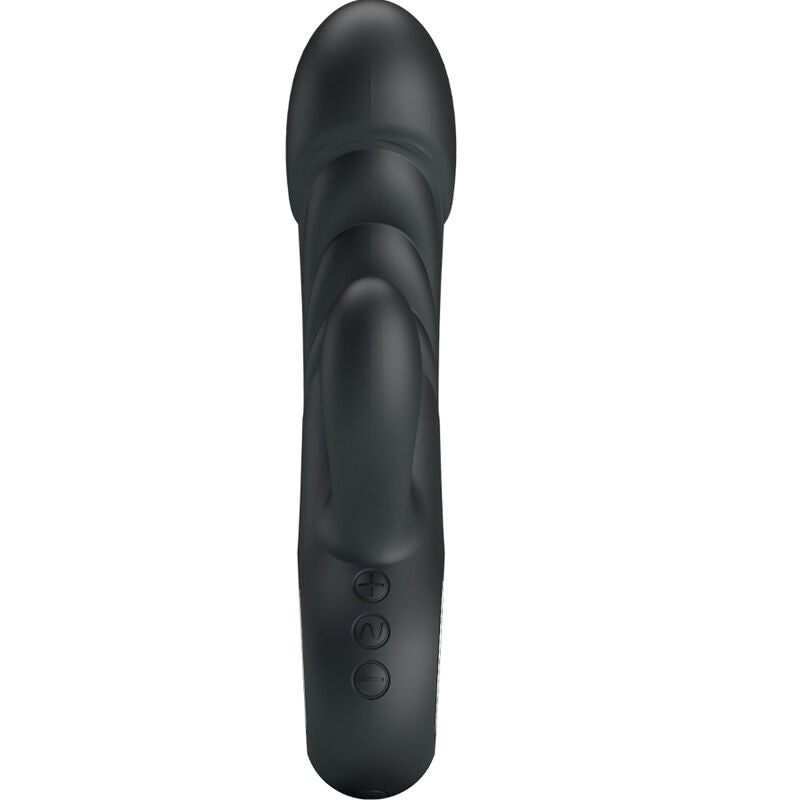 Vibrador PRETTY LOVE Ansel para estimulação Ponto G e Clitóris, cor preta