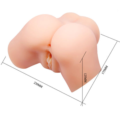 Vibrador Realista de Vagina e Ânus Samantha