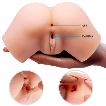 Vibrador Realista de Vagina e Ânus Samantha