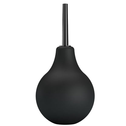 Chuveiro Anal Pera MR PLAY 224ml preto para higiene íntima segura e confortável.