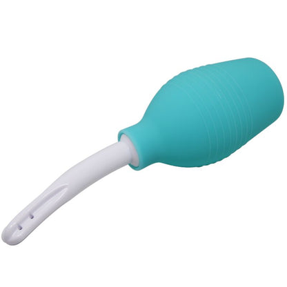 Ducha anal de borracha extra grande MR PLAY azul para higiene íntima