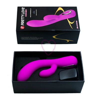 PRETTY LOVE Vibrador Inteligente de Silicone Recarregável para estimulação clitoriana.