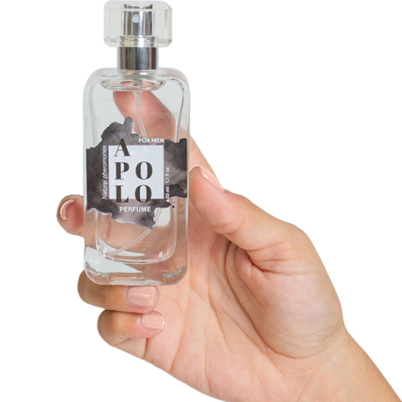 Frasco de perfume SECRETPLAY Apolo Spray com Feromonas Naturais 50ml para homem