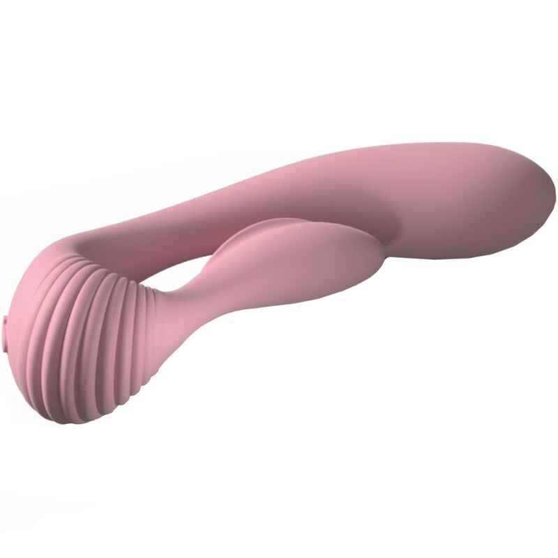ADRIEN LASTIC Vibrador Duplo Coelho G-Wave Rosa para estimulação de ponto G e clítoris
