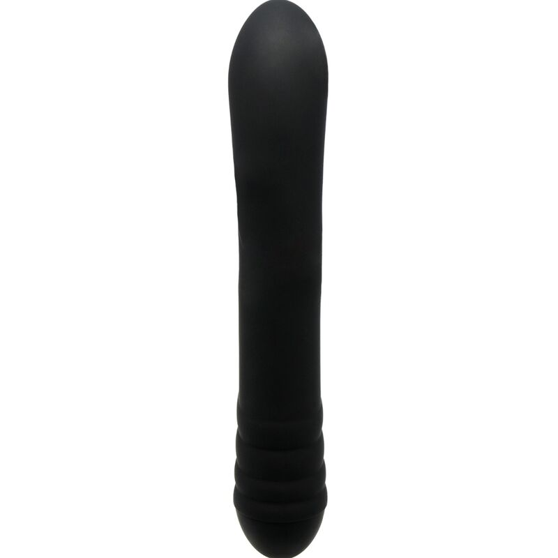 Vibrador Twister Rotador Coelho Adrien Lastic preto com múltiplos motores e silicone de alta qualidade