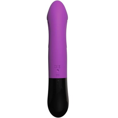 Close-up do ADRIEN LASTIC Ares 2.0, um vibrador coelho violeta com design ergonómico e ponta curva para estimulação do ponto G e clitóris.
