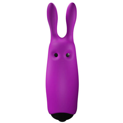 Close-up do Vibrador de Coelho de Bolso ADRIEN LASTIC violeta, mostrando design compacto e silicone suave.